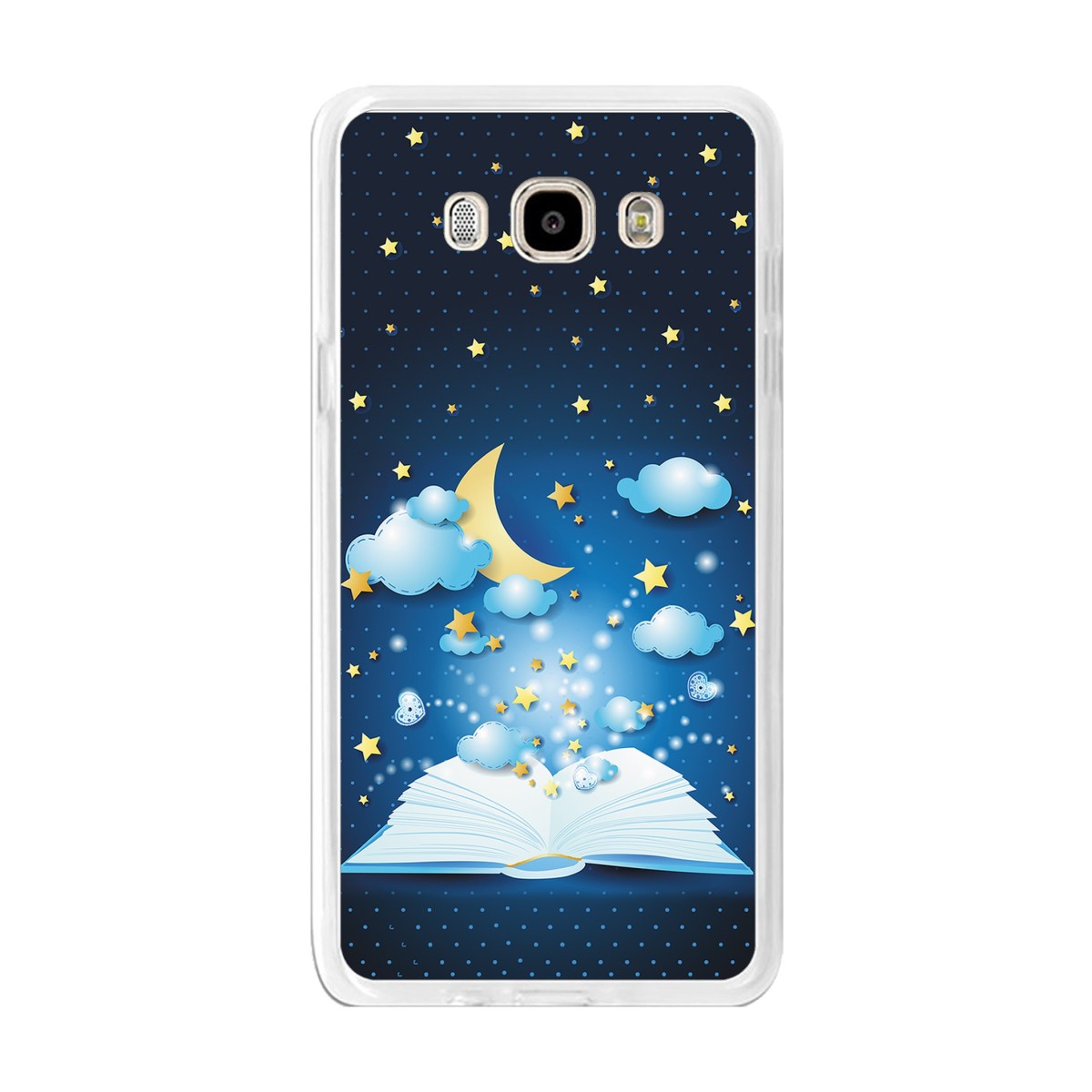 Funda Gel Tpu para Samsung Galaxy J7  (2016) Diseño Libro-Cuentos Dibujos