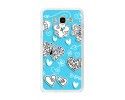 Funda Gel Tpu para Samsung Galaxy J7  (2016) Diseño Mariposas Dibujos