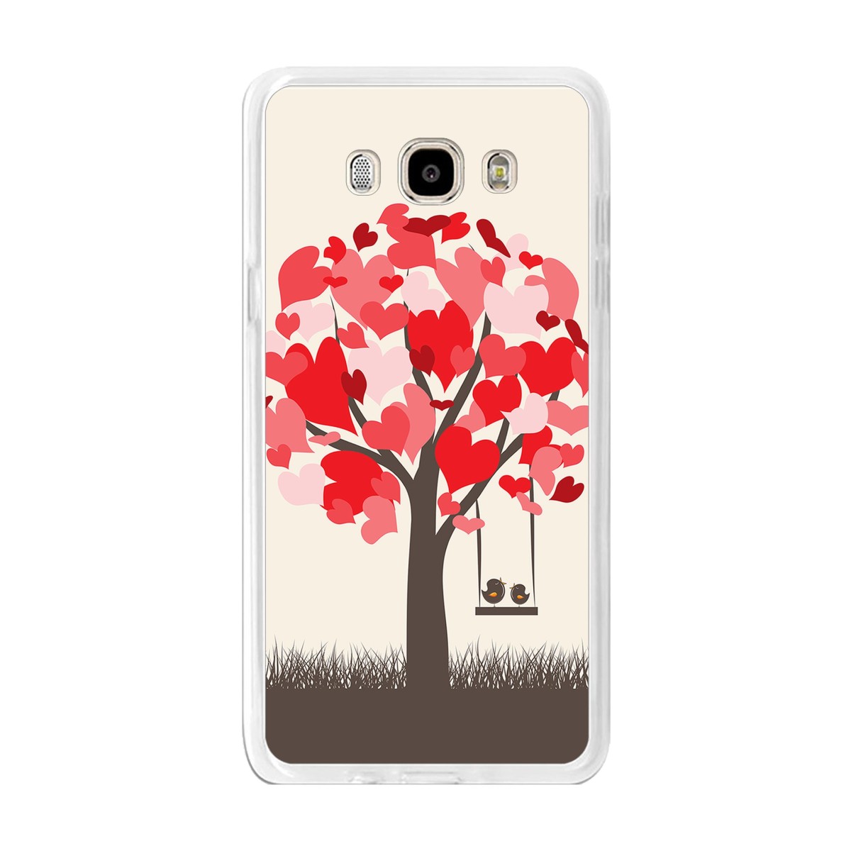 Funda Gel Tpu para Samsung Galaxy J7  (2016) Diseño Pajaritos Dibujos