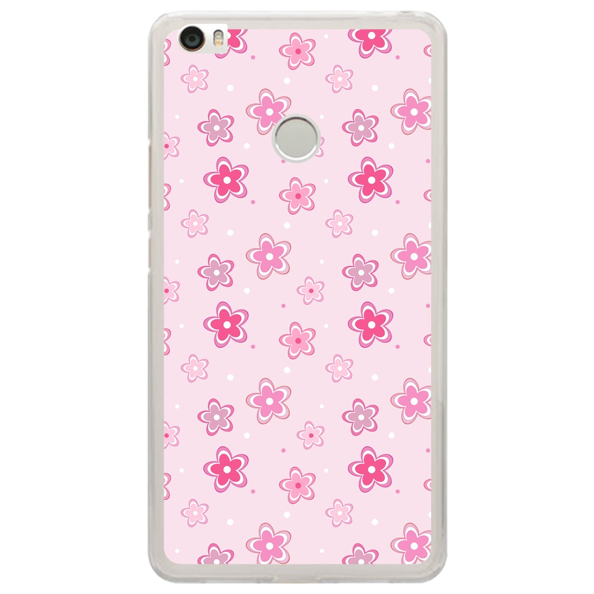 Funda Gel Tpu para Xiaomi Mi Max Diseño Flores Dibujos