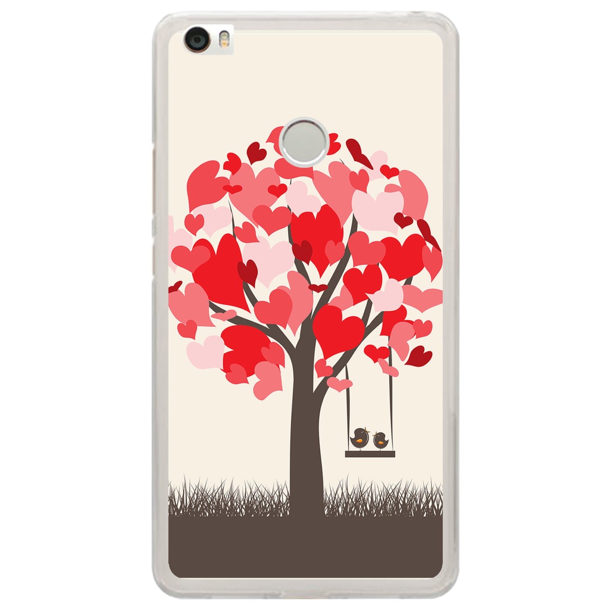 Funda Gel Tpu para Xiaomi Mi Max Diseño Pajaritos Dibujos