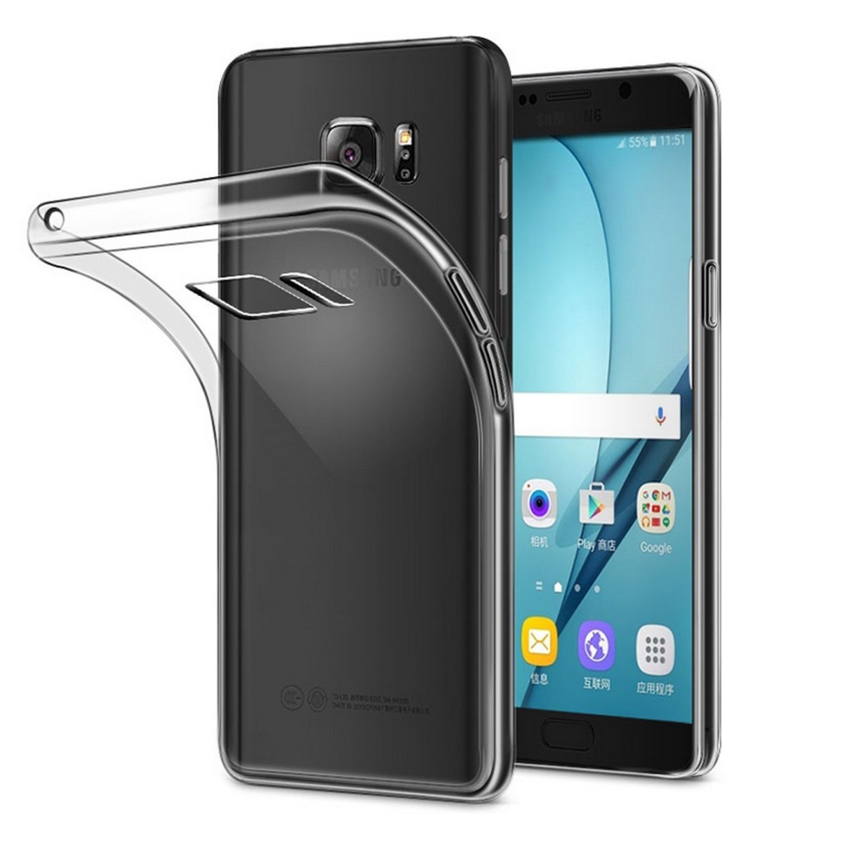 Funda Gel Tpu Fina Ultra-Thin 0,3mm Transparente para Samsung Galaxy Note 7