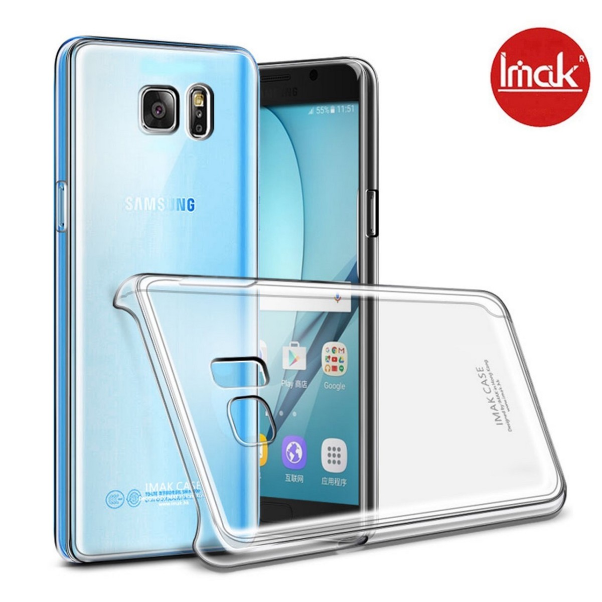 Carcasa Funda Dura Transparente Imak para Samsung Galaxy Note 7