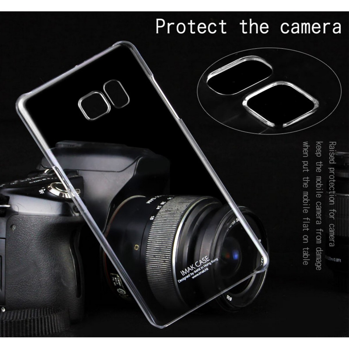 Carcasa Funda Dura Transparente Imak para Samsung Galaxy Note 7
