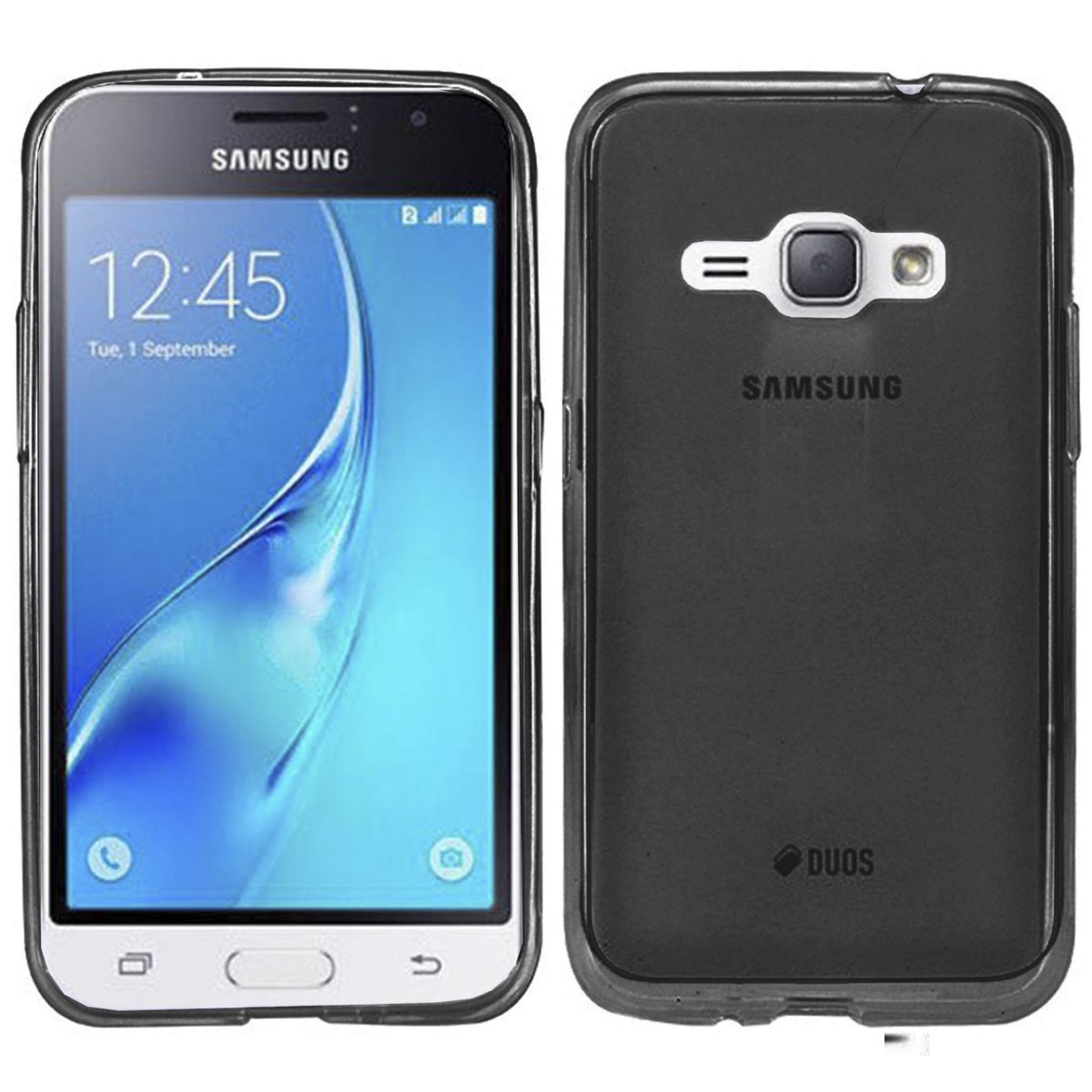 Funda Gel Tpu Samsung Galaxy J1 (2016) Color Negra