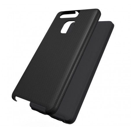 Funda Tipo Armor Rugged (Pc+Tpu) Negra para Huawei P9