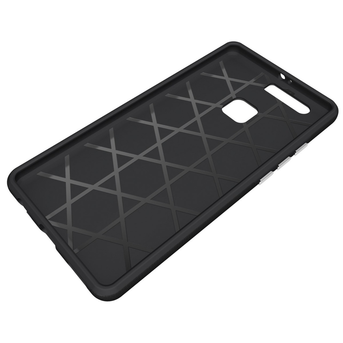 Funda Tipo Armor Rugged (Pc+Tpu) Negra para Huawei P9 Plus
