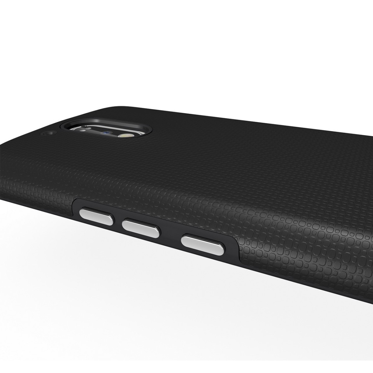 Funda Tipo Armor Rugged (Pc+Tpu) Negra para Motorola Moto G4 / G4 Plus