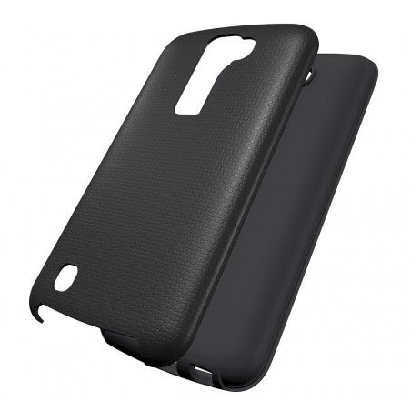 Funda Tipo Armor Rugged (Pc+Tpu) Negra para Lg K10