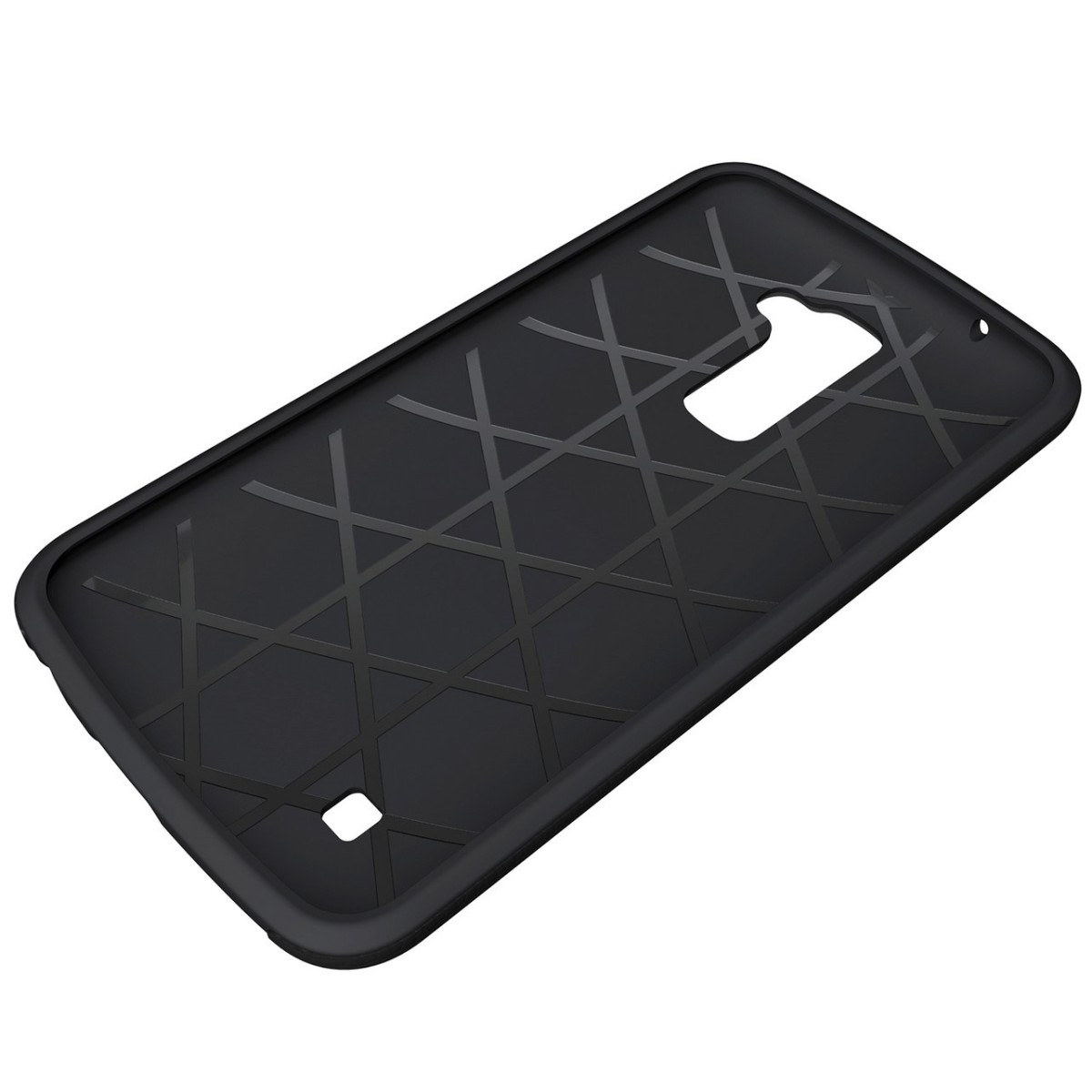 Funda Tipo Armor Rugged (Pc+Tpu) Negra para Lg K10