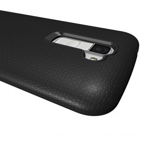Funda Tipo Armor Rugged (Pc+Tpu) Negra para Lg K10