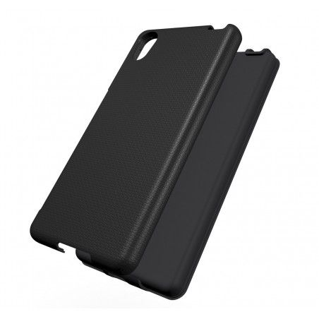 Funda Tipo Armor Rugged (Pc+Tpu) Negra para Sony Xperia X