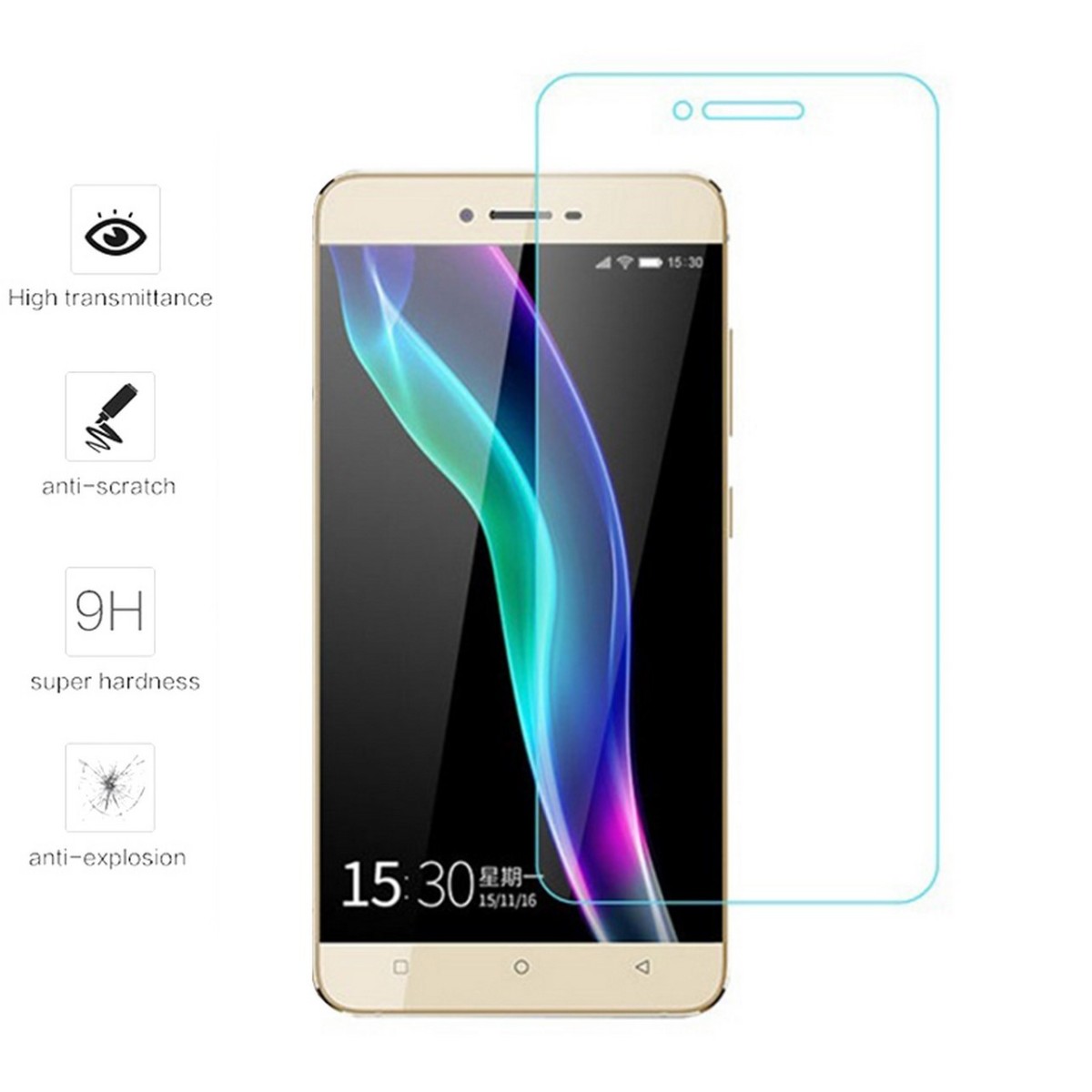 Protector Pantalla Cristal Templado para Weimei We Plus Vidrio