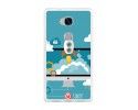 Funda Gel Tpu para Huawei Honor 5X Diseño Cohete Dibujos