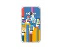 Funda Gel Tpu para Samsung Galaxy J1 (2016) Diseño Apps Dibujos