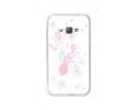 Funda Gel Tpu para Samsung Galaxy J1 (2016) Diseño Flores-Minimal Dibujos