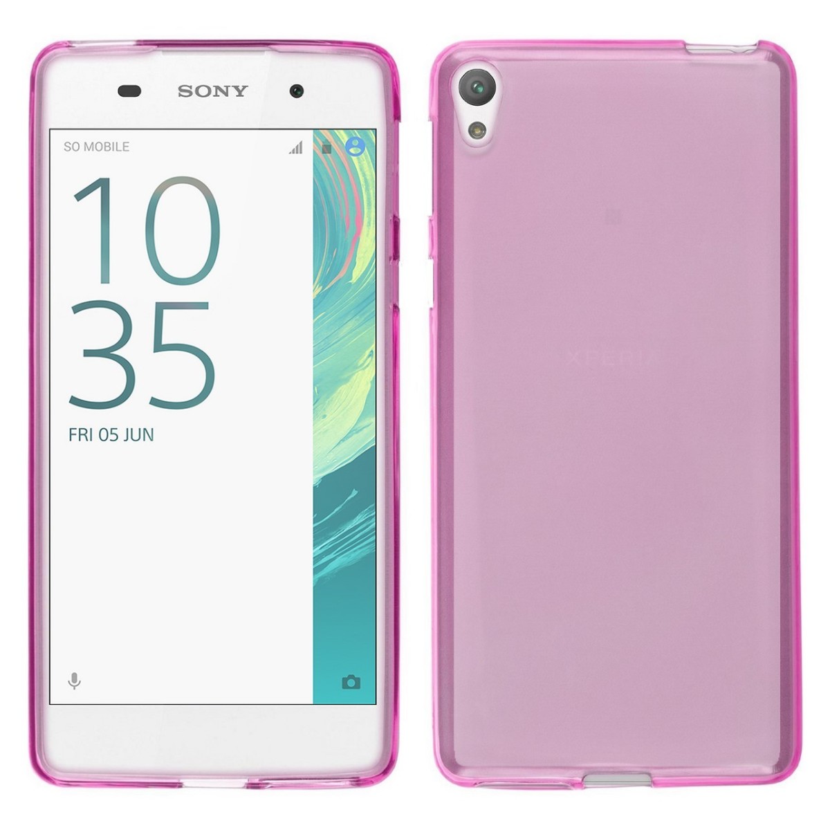 Funda Gel Tpu Sony Xperia E5 Color Rosa