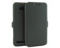 Funda Soporte Piel Negra para Huawei Y3 II  Flip Libro