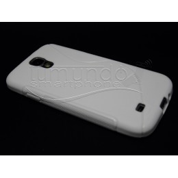 Funda Gel Tpu Samsung Galaxy S4 I9500 S Line Color Blanca 2