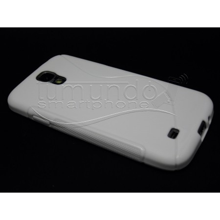 Funda Gel Tpu Samsung Galaxy S4 I9500 S Line Color Blanca