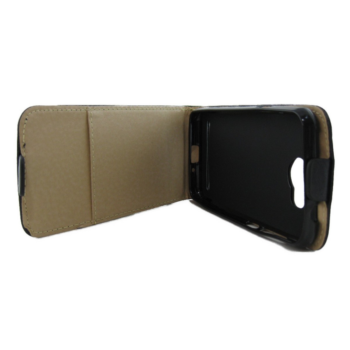 Funda Piel Premium Ultra-Slim Huawei Y3 II Negra