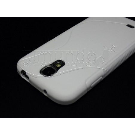 Funda Gel Tpu Samsung Galaxy S4 I9500 S Line Color Blanca