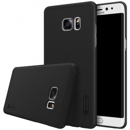 Carcasa Funda Nillkin Negra Modelo Frosted + Protector para Samsung Galaxy Note 7