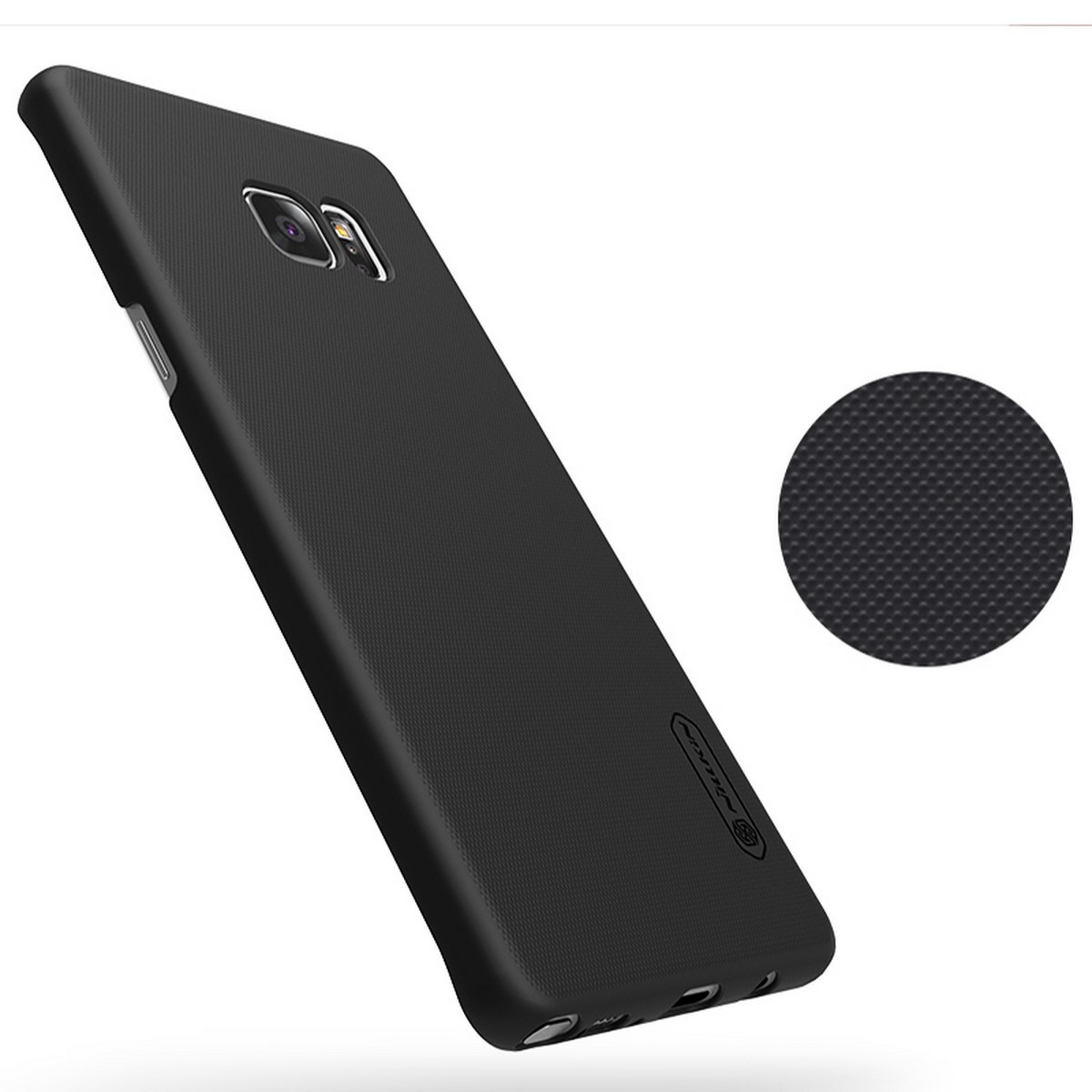 Carcasa Funda Nillkin Negra Modelo Frosted + Protector para Samsung Galaxy Note 7