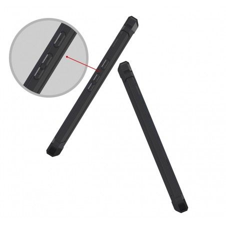 Funda Tipo Air Hybrid (Pc+Tpu) Negra para Motorola Moto G4 / G4 Plus