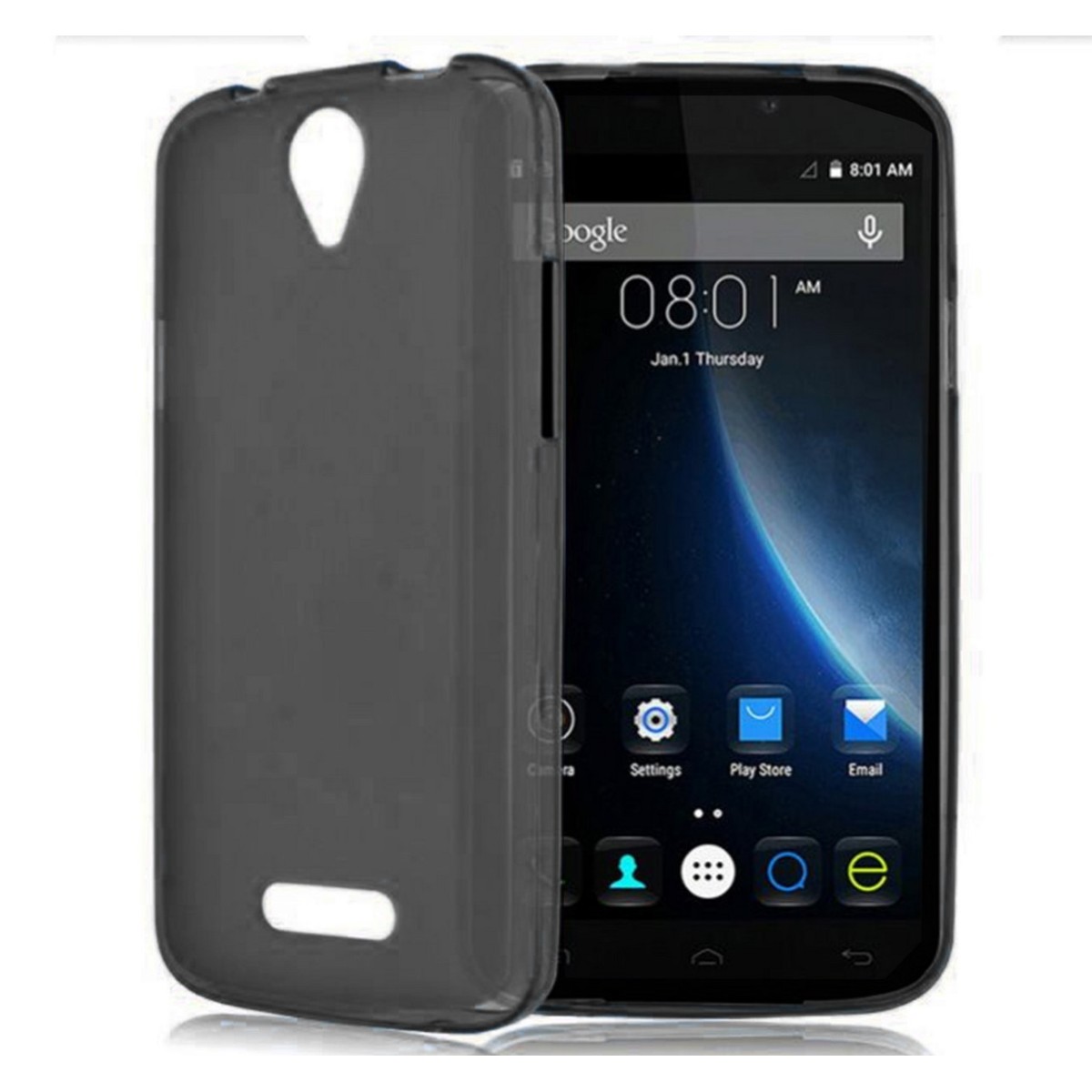 Funda Gel Tpu Doogee X6S / X6 / X6 Pro Color Negra