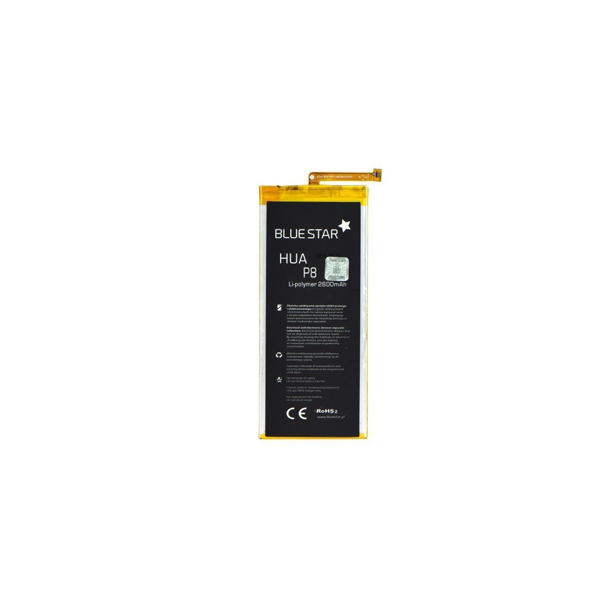 Bateria Larga Duracion Bateria Interna Blue Star Premium para Huawei P8 2600 mAh