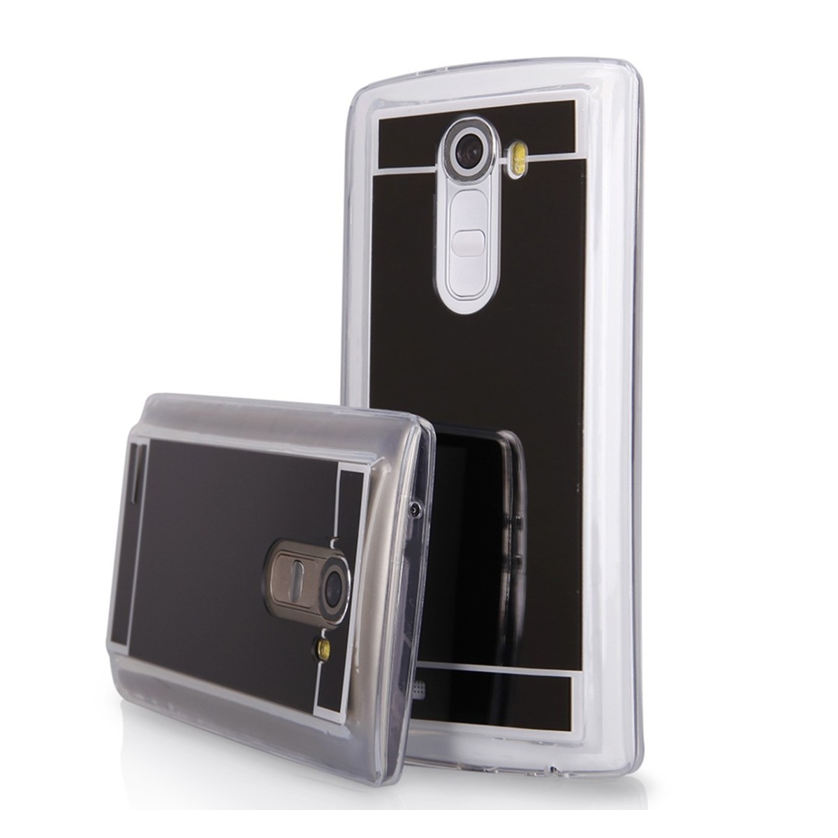 Funda Gel Tpu Efecto Espejo Gris para Lg K8