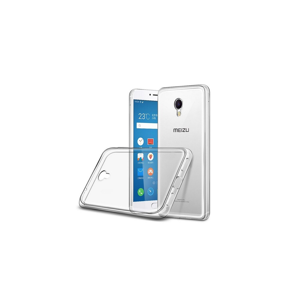 Funda Gel Tpu Fina Ultra-Thin 0,3mm Transparente para Meizu M3 Mini / M3S 5