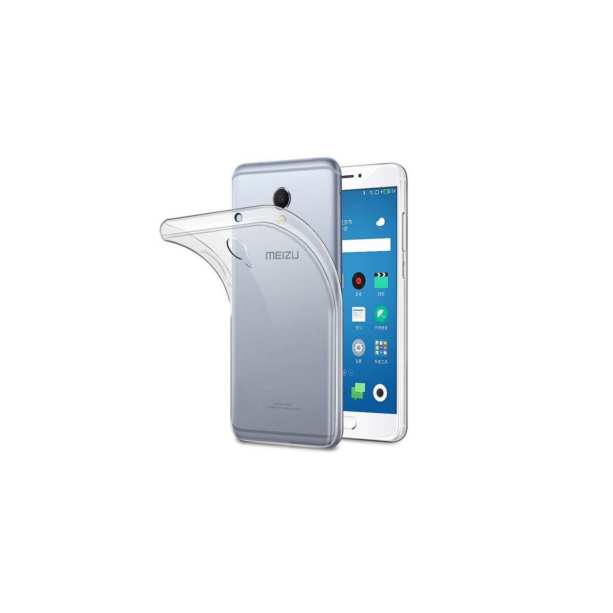 Funda Gel Tpu Fina Ultra-Thin 0,3mm Transparente para Meizu M3 Mini / M3S 5
