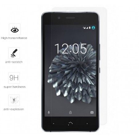Protector Pantalla Cristal Templado para Bq Aquaris X5 Plus Vidrio