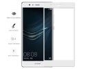 Protector Cristal Templado Frontal Completo Blanco para Huawei P9  Vidrio