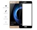 Protector Cristal Templado Frontal Completo Blanco para Huawei Honor 8  Vidrio
