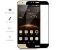 Protector Cristal Templado Frontal Completo Negro para Huawei G8 / Gx8 Vidrio