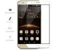 Protector Cristal Templado Frontal Completo Blanco para Huawei G8 / Gx8 Vidrio