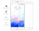 Protector Cristal Templado Frontal Completo Blanco para Meizu M3 Note 5.5"  Vidrio