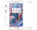 Protector Cristal Templado Frontal Completo Blanco para Oneplus 3 / 3T  Vidrio