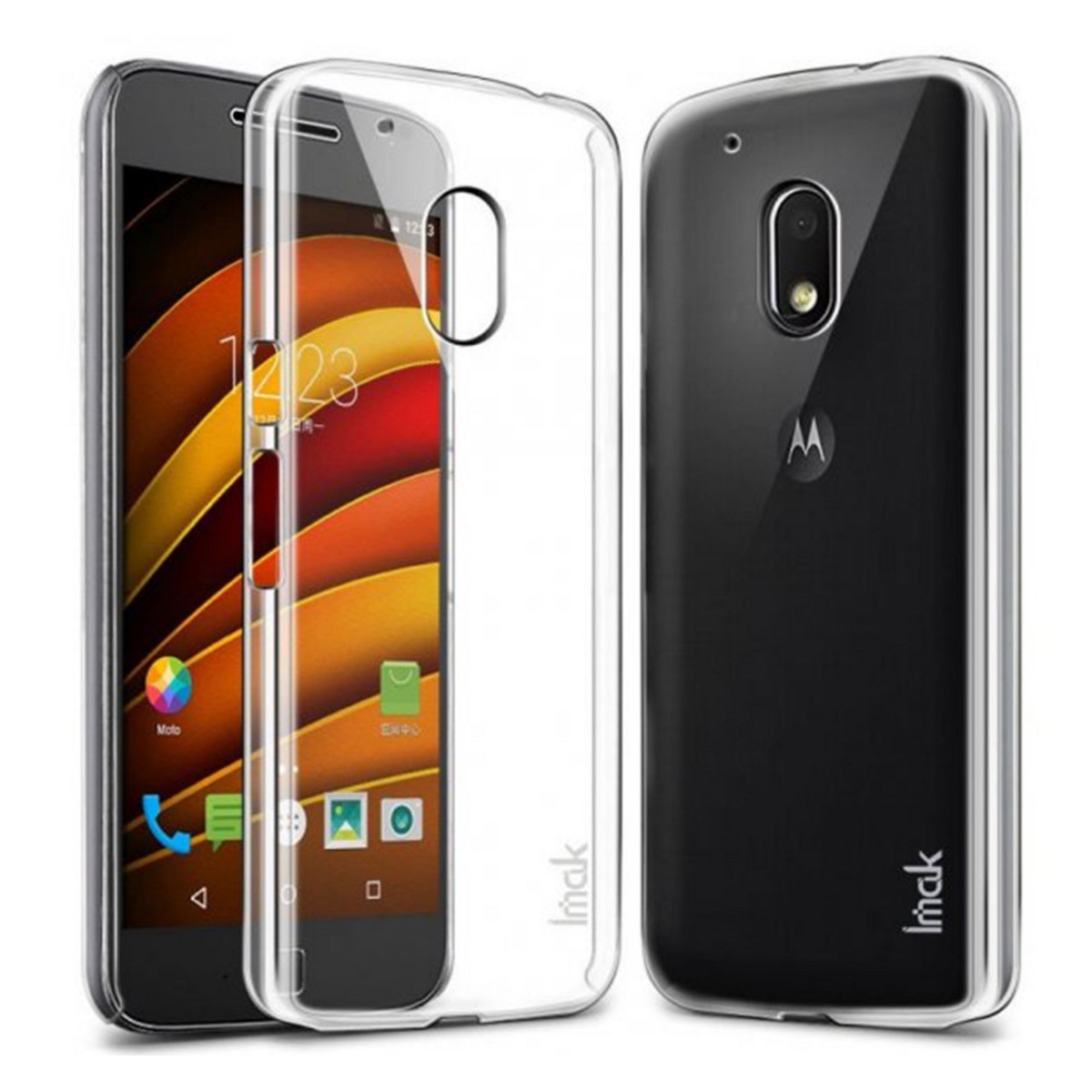 Carcasa Funda Dura Transparente Imak para Motorola Moto G4 Play