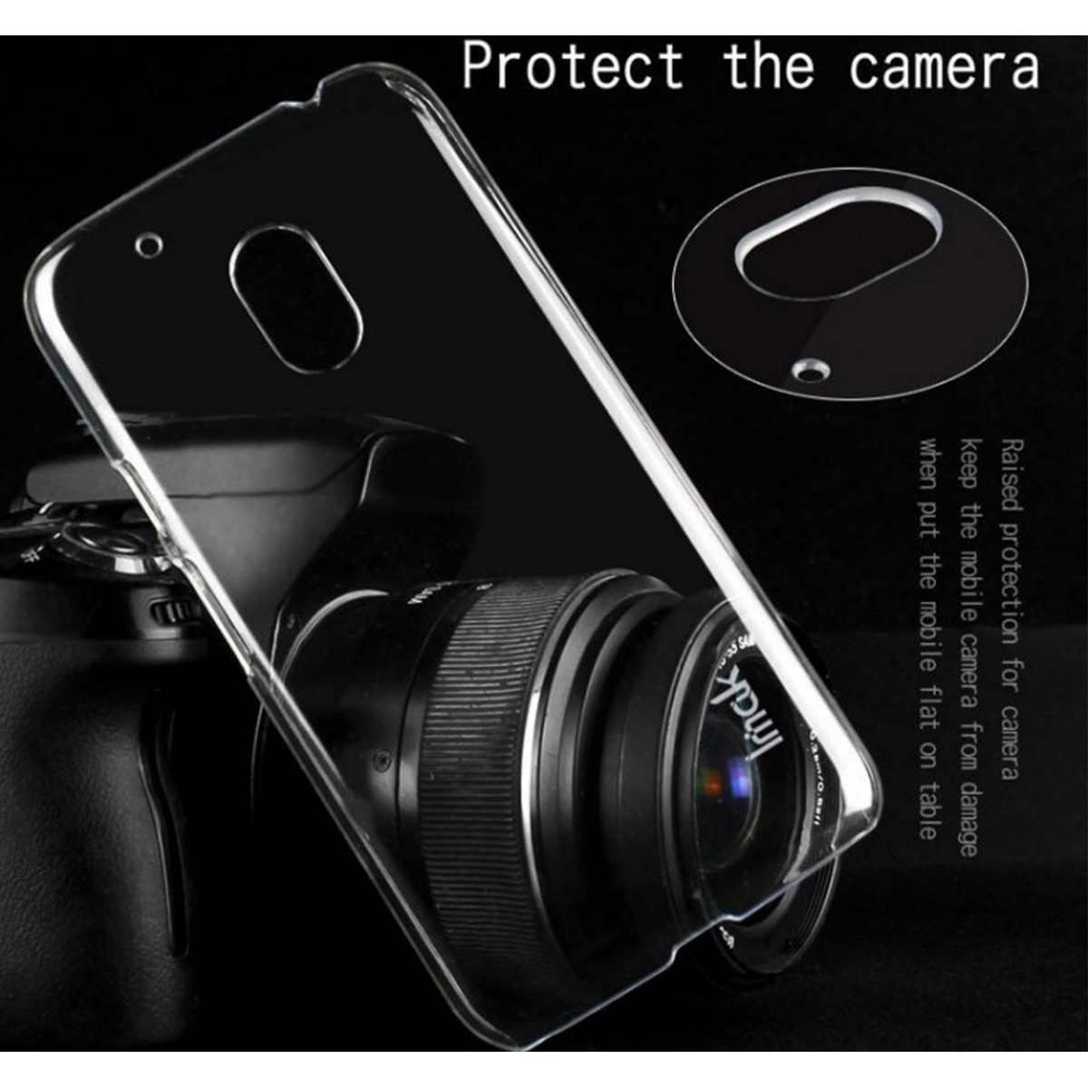 Carcasa Funda Dura Transparente Imak para Motorola Moto G4 Play