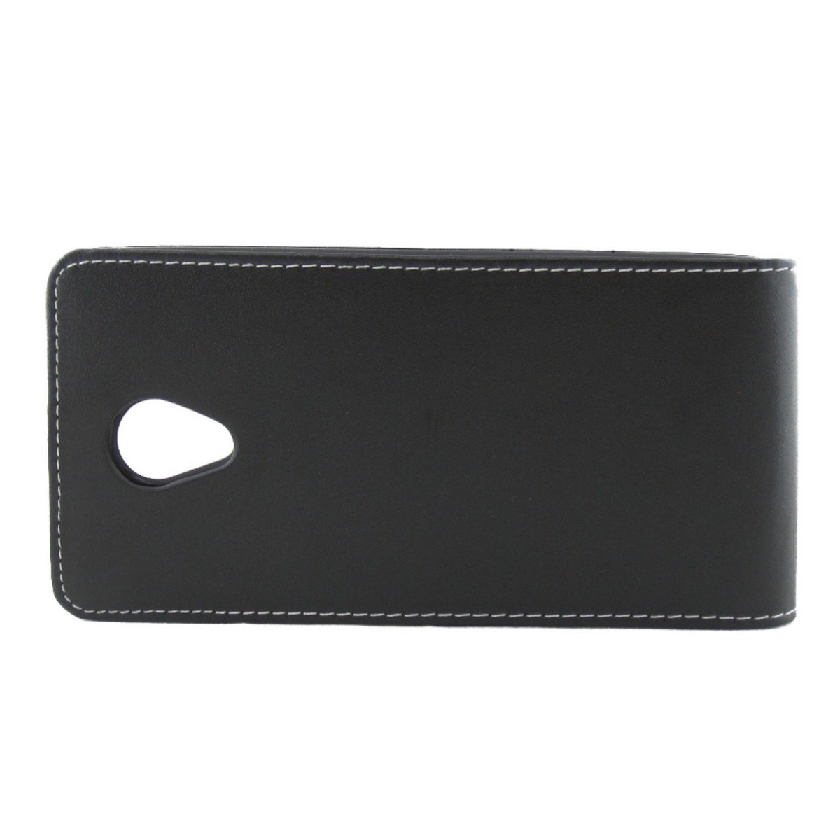 Funda Piel Premium Negra Ultra-Slim para Wiko Robby