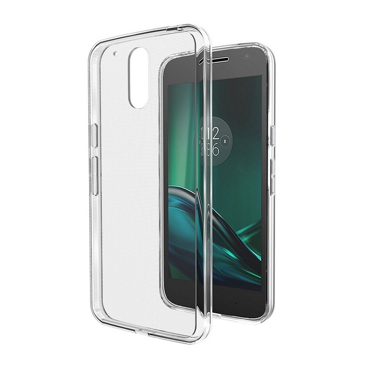 Funda Gel Tpu Fina Ultra-Thin 0,3mm Transparente para Motorola Moto G4 Play