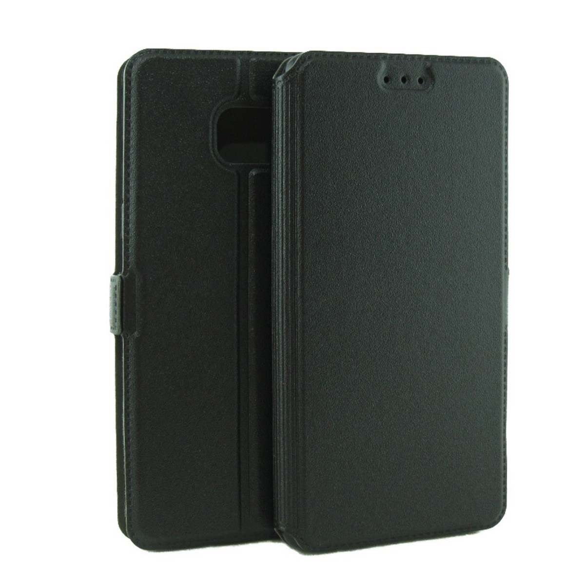 Funda Soporte Piel Negra para Samsung Galaxy Note 7  Flip Libro