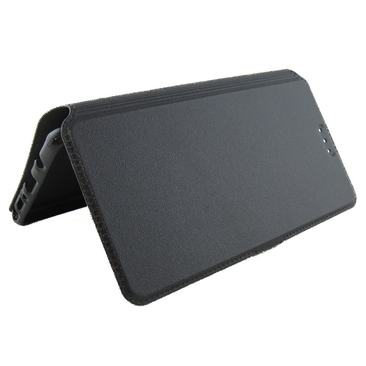 Funda Soporte Piel Negra para Samsung Galaxy Note 7  Flip Libro