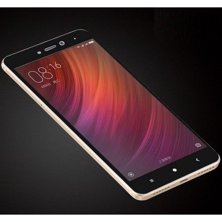Protector Cristal Templado Frontal Completo Negro para Xiaomi Redmi Note 4 / Note 4 Pro Vidrio
