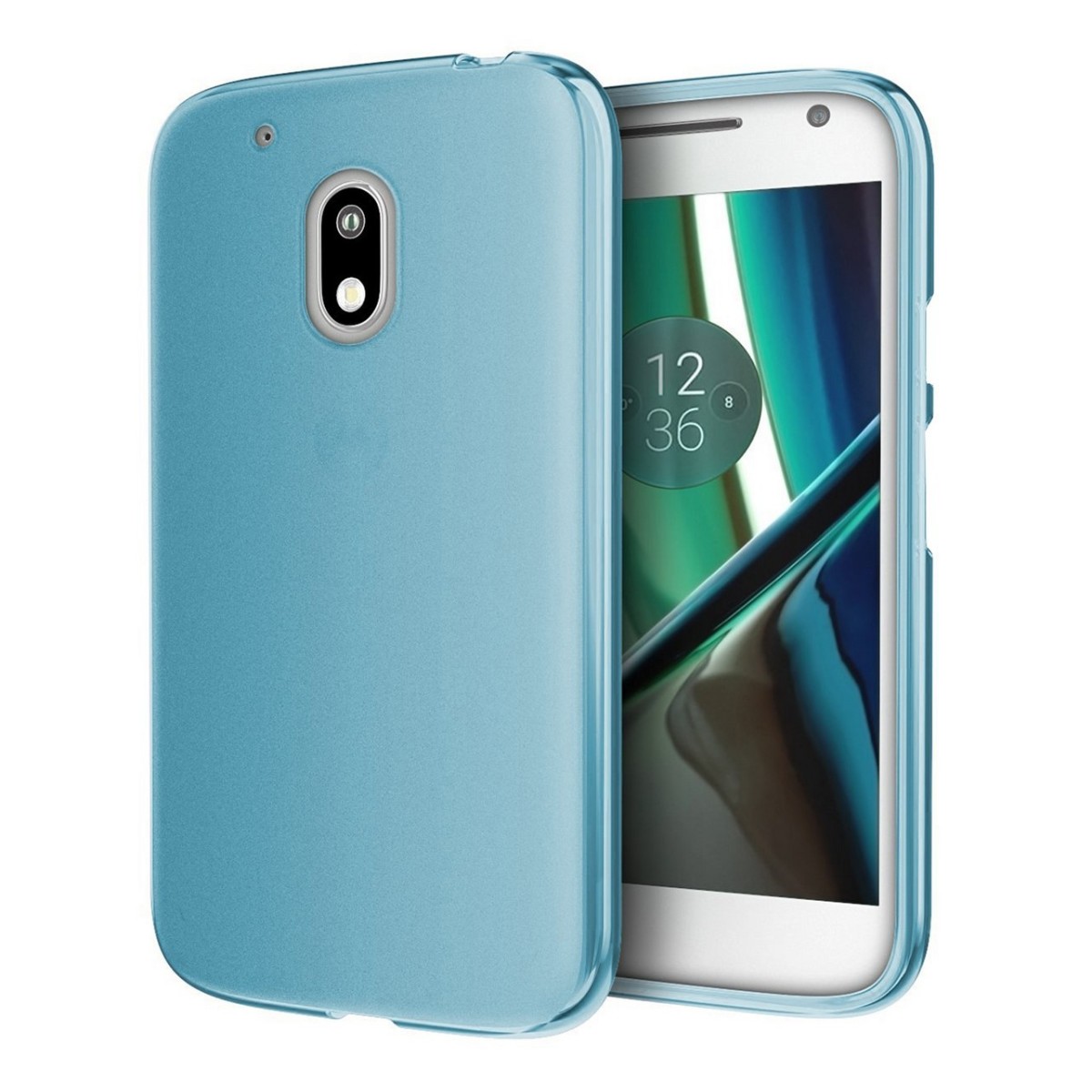 Funda Gel Tpu para Motorola Moto G4 Play Color Azul