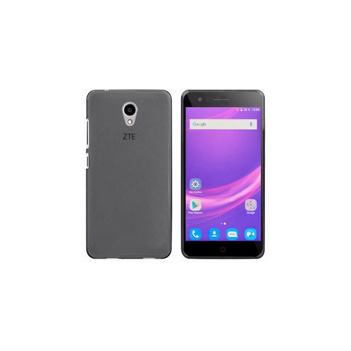 Funda Gel Tpu para Zte Blade A510 Color Negra